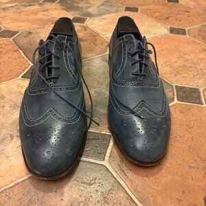 Handmade Shoes Dark Blue